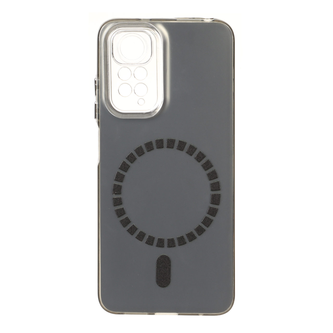 قاب SO COOL طرح مگ سیف محافظ لنز شفاف مشکی مناسب برای شیائومی ردمی نوت 11 4G / ردمی نوت 11 اس