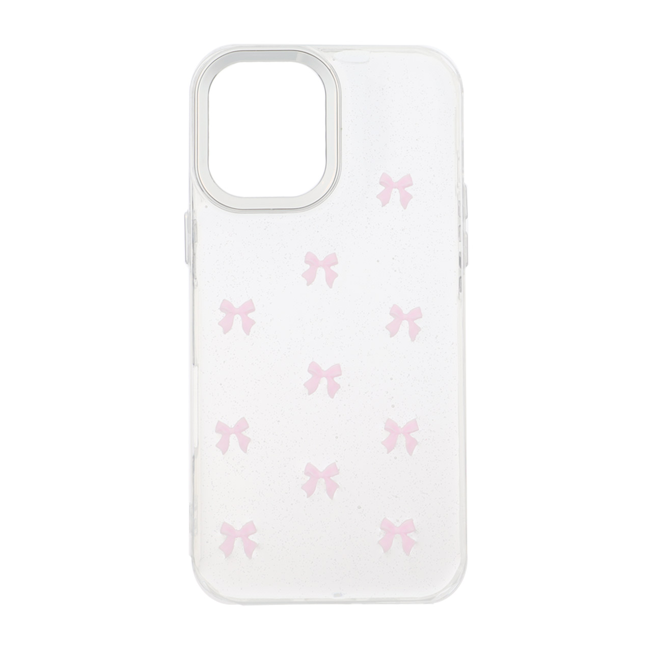 قاب رزینی شفاف طرح برجسته Apple iPhone 17 - کد 426