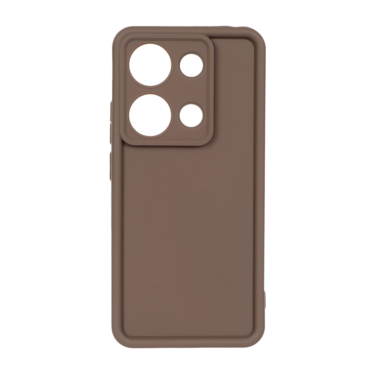 قاب Solid Case مدل Xiaomi Redmi Note 14S / Note 13 Pro 4G / M6 Pro 4G - قهوه ای