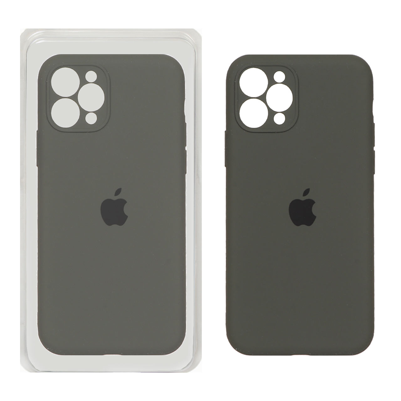 قاب سیلیکونی پاک کنی اورجینال ++A مدل Apple iPhone 11 Pro - سبز زیتونی (پک دار)