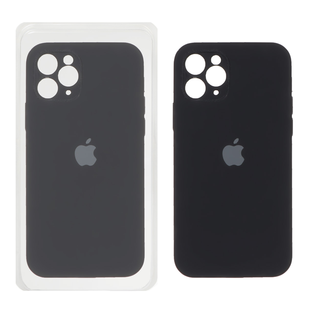 قاب سیلیکونی پاک کنی اورجینال ++A مدل Apple iPhone 11 Pro - مشکی (پک دار)