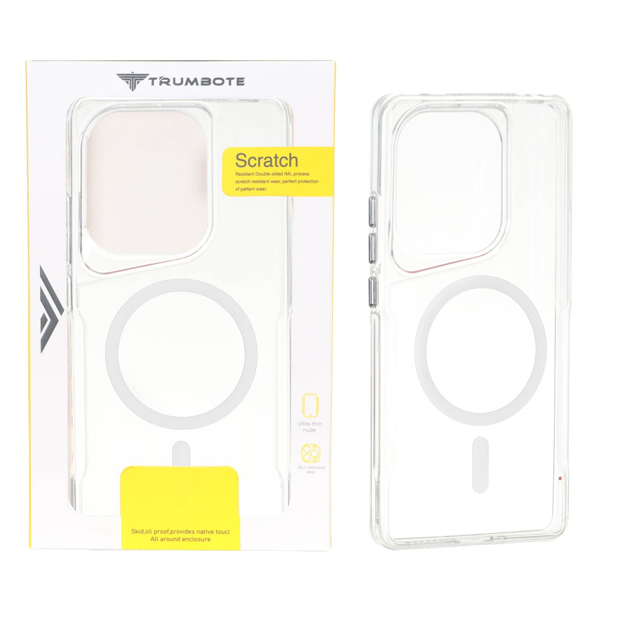 قاب مگ سیف شفاف Trumbote NewZone مناسب برای شیائومی ردمی نوت 14 اس / ردمی نوت 13 پرو 4G / پوکو ام 6 پرو 4G
