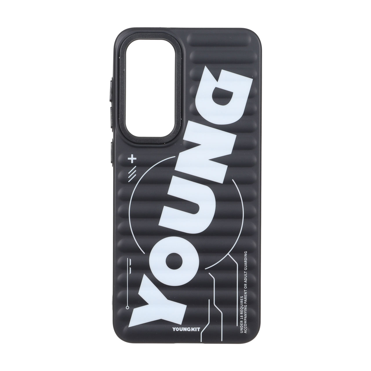 قاب Youngkit مورب مشکی مناسب برای سامسونگ گلکسی S25 FE