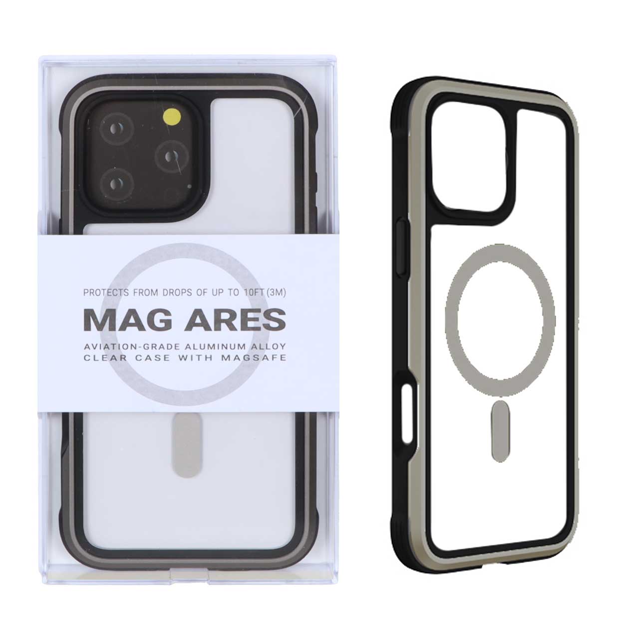 قاب Original KZDoo MAG Ares مدل Apple iPhone 16 Pro Max - خاکستری