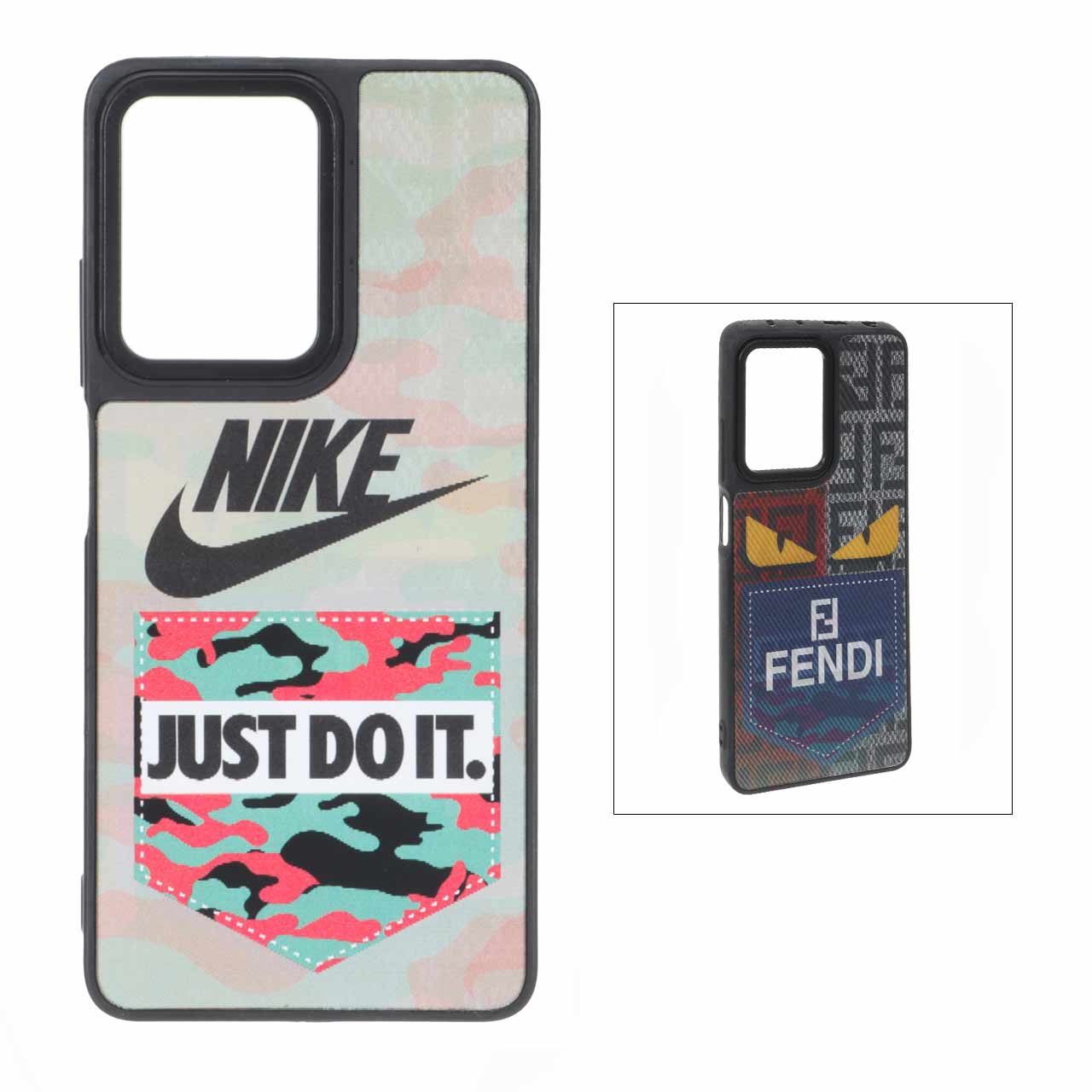 قاب 3D هولوگرافیک طرح نایک Just Do It ارتشی مناسب برای شیائومی ردمی نوت 12 پرو 5G