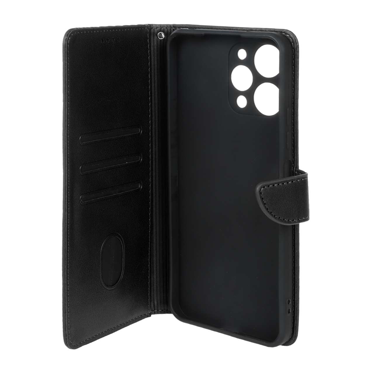 کیف چرمی مگنتی مناسب برای شیائومی ردمی 12 و پوکو ام 6 پرو 5G - مشکی