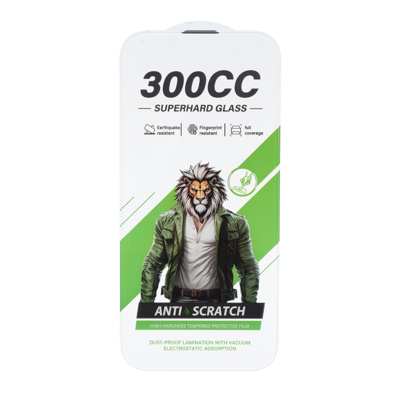 محافظ صفحه نمایش شیشه ای بدون حاشیه SuperHard 300CC مدل Apple iPhone 17 / iPhone 16 Pro