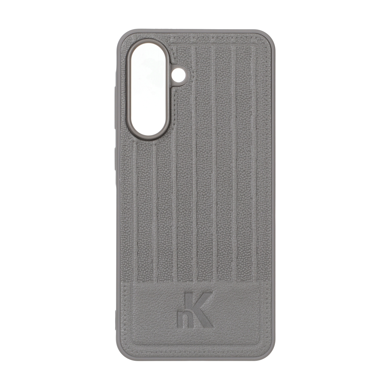 قاب NK چرمی طرح Line Case خاکستری مناسب برای سامسونگ گلکسی A56 و A36