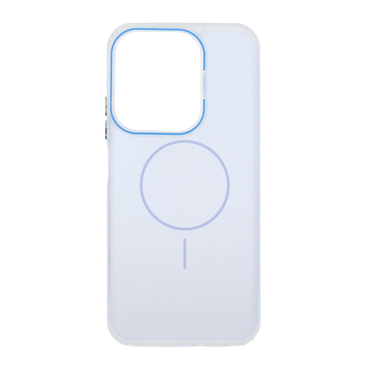 قاب مات مگ سیف طرح Funnyrich دور مات مناسب برای شیائومی Redmi 15C / Poco C85 آبی