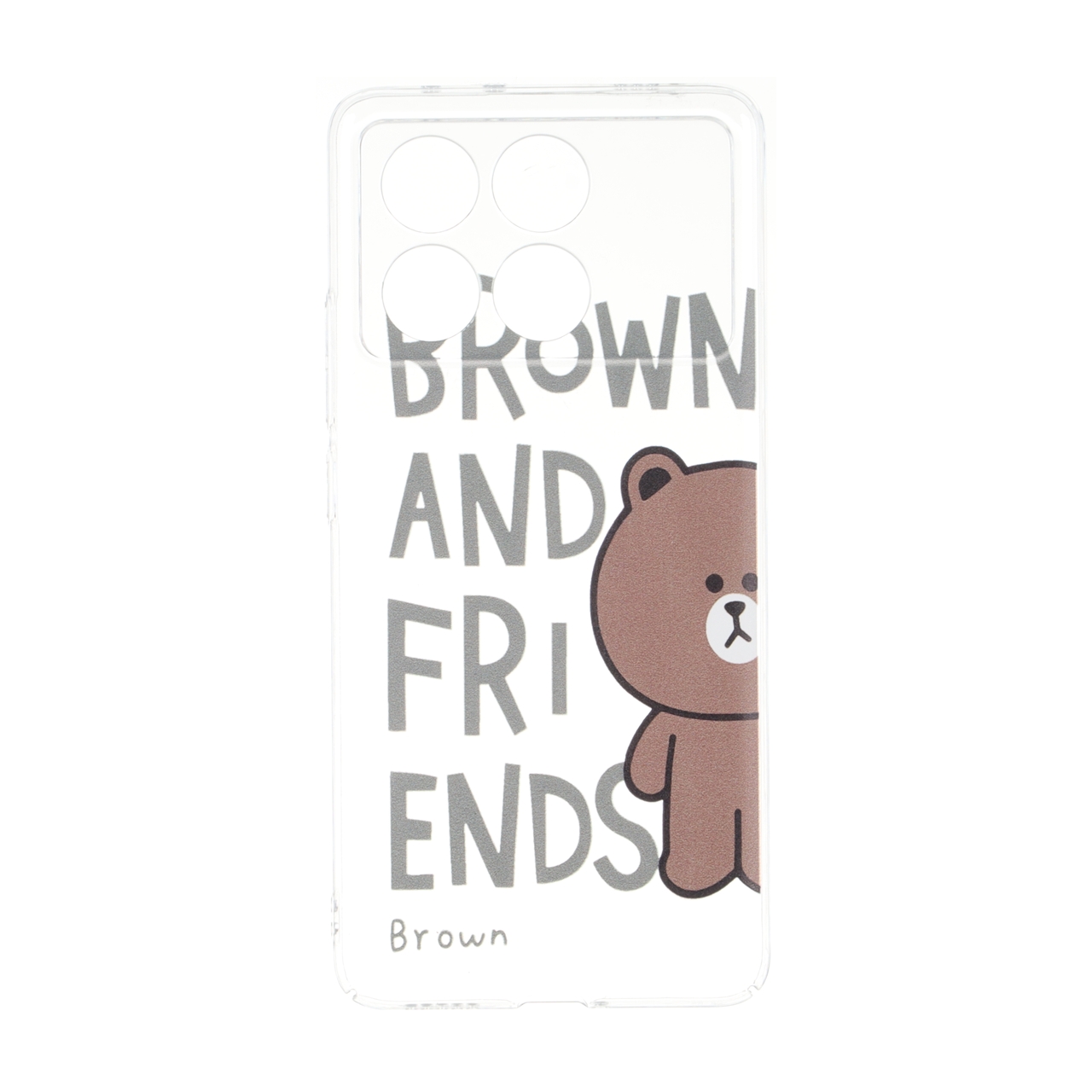 قاب طرح Brown & Friends محافظ لنزدار مناسب برای شیائومی پوکو ایکس 6 پرو 5G و ردمی K70E