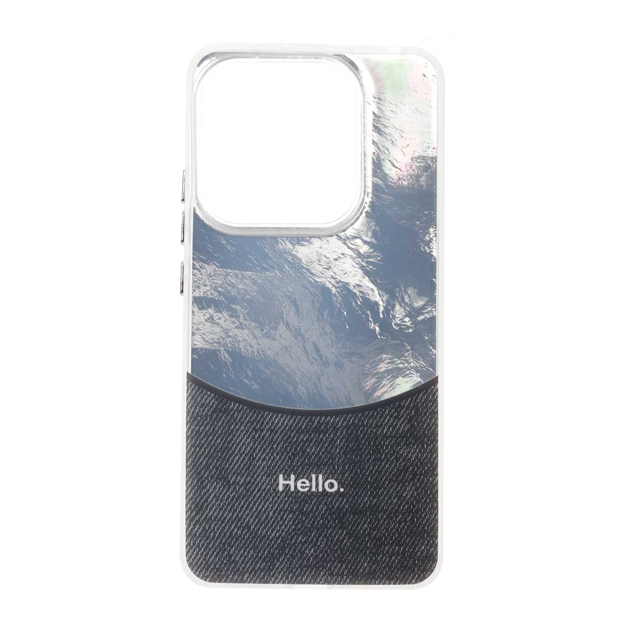 قاب Hello طرح جین Ice سرمه‌ای مناسب برای شیائومی ردمی نوت 14 4G
