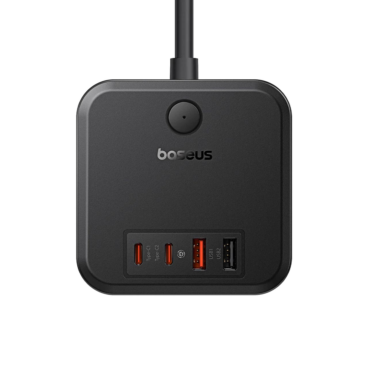 چند راهی برق 3 خانه Baseus مدل Power Combo Cube Power Strip BSPS-3E - مشکی