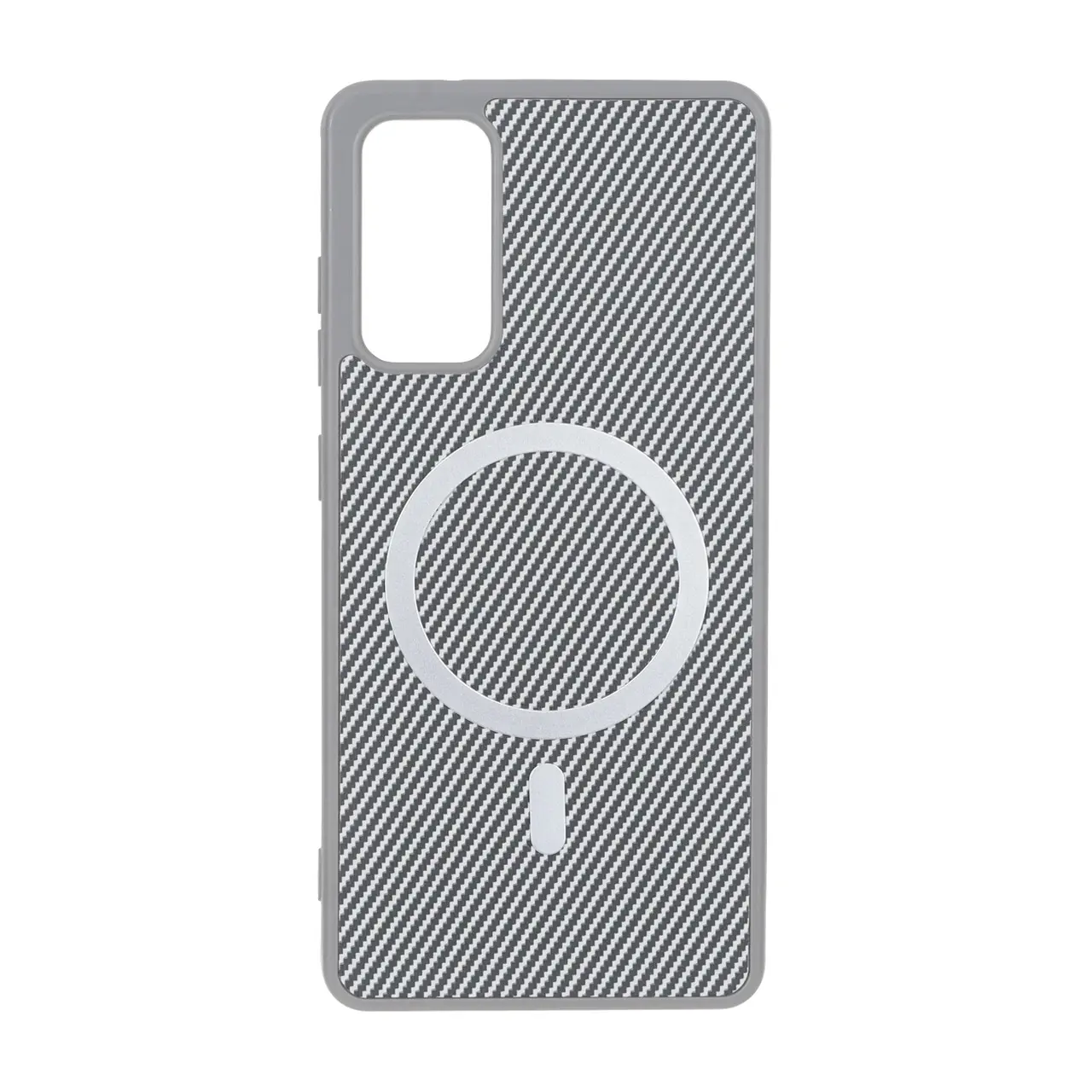 قاب هاشور MagSafe فلزی Samsung Galaxy S20 FE - طوسی