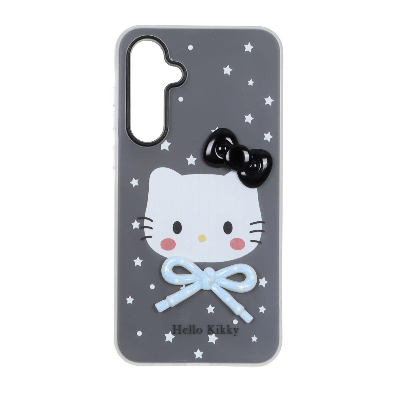 قاب دو لایه مات طرح Kitty پاپیون برجسته مناسب برای Samsung Galaxy A35 و Samsung Galaxy A55