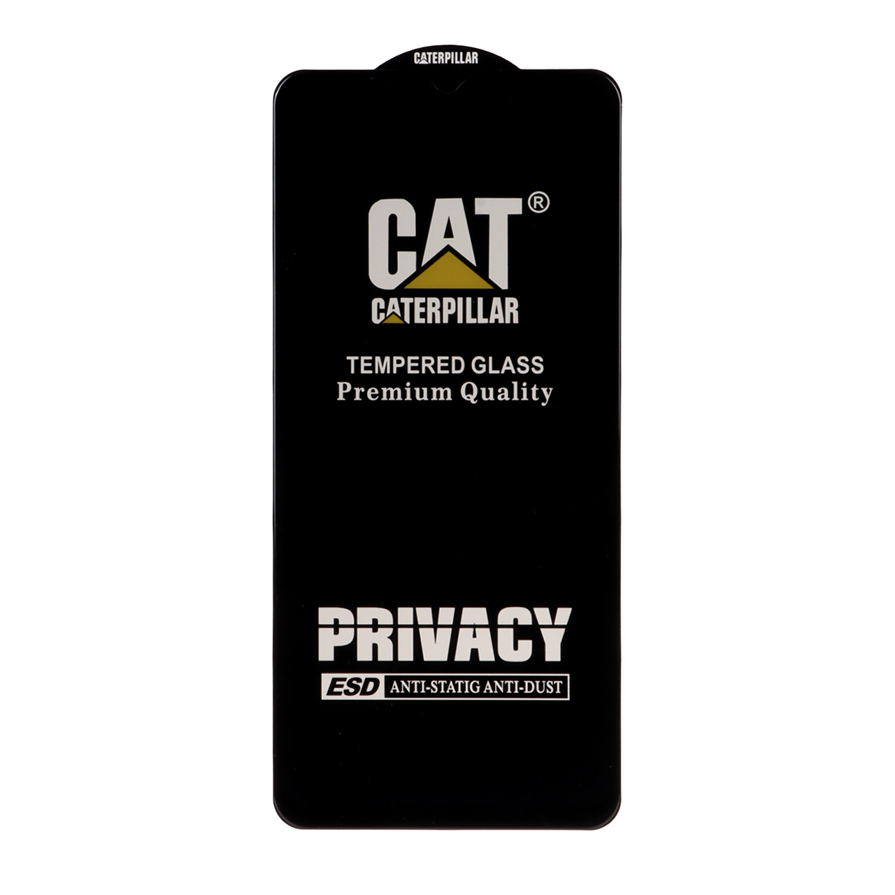 محافظ صفحه نمایش شیشه‌ای Full Cover Privacy کاترپیلار مناسب برای شیائومی Redmi Note 8 Pro / Poco M3 / Redmi 9T / Note 9 4G