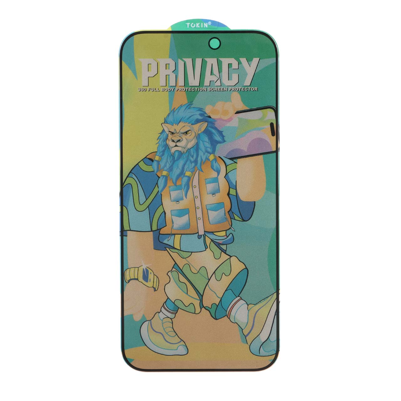 محافظ صفحه نمایش شیشه ای حریم شخصی (Privacy) توکین مناسب آیفون 17 پرو مکس