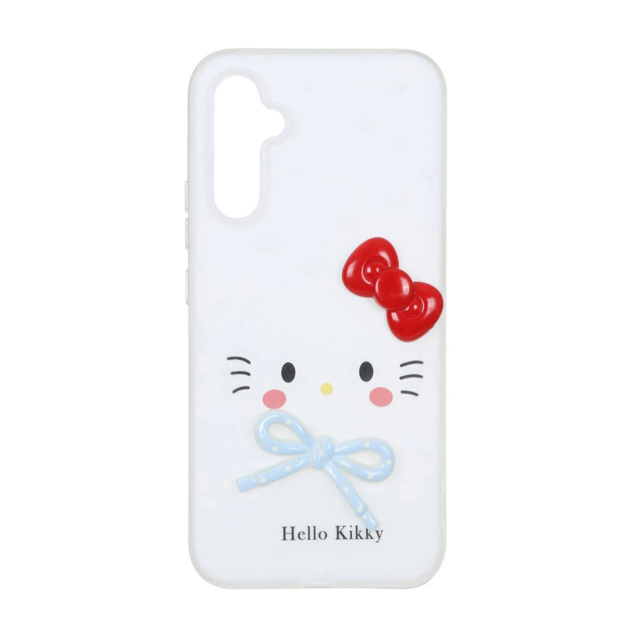 قاب دو لایه مات طرح Kitty پاپیون برجسته مناسب برای سامسونگ گلکسی A34