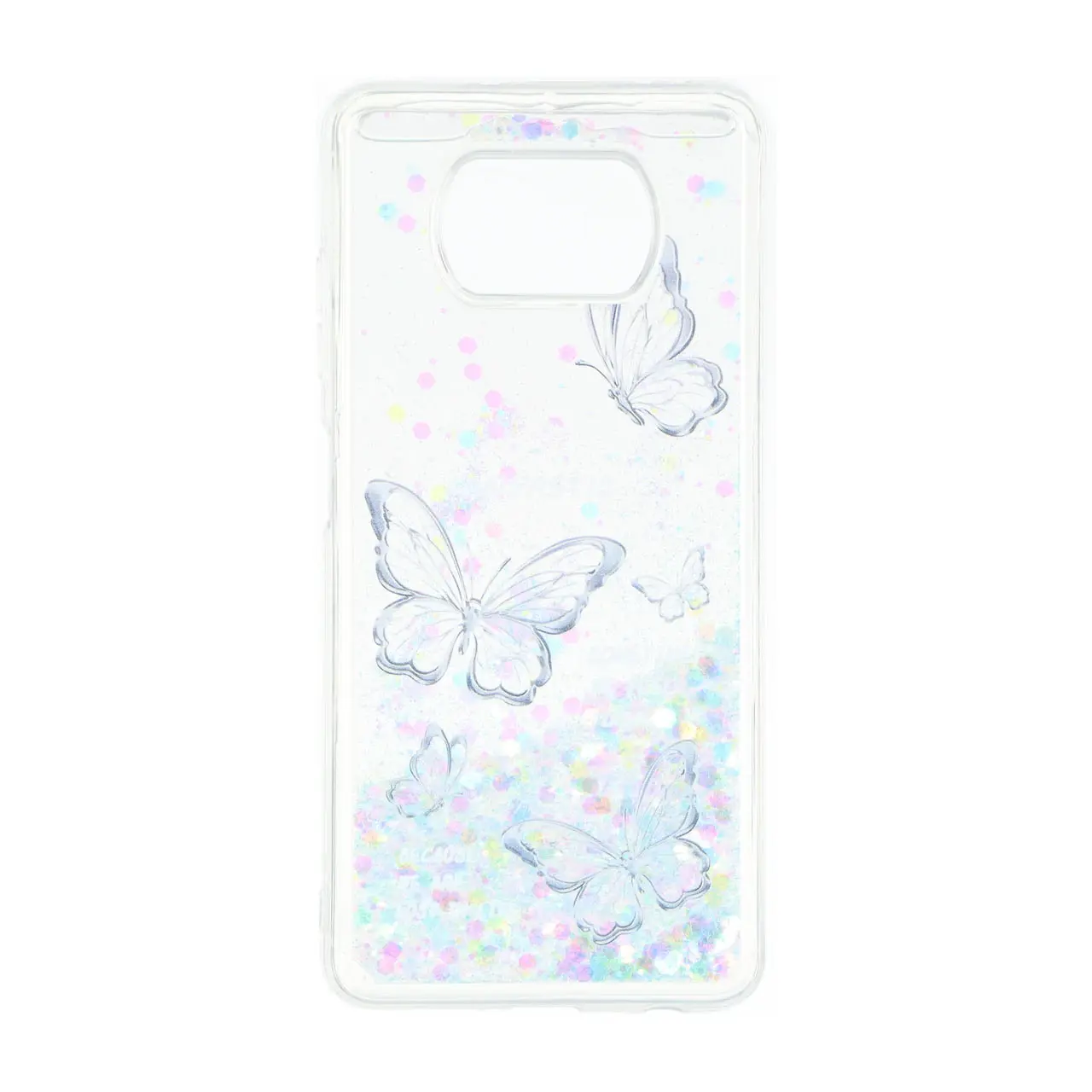 قاب آکواریومی اکلیلی طرح دار دور ژله ای Xiaomi Poco X3 / Poco X3 Pro / Poco X3 NFC - کد 161