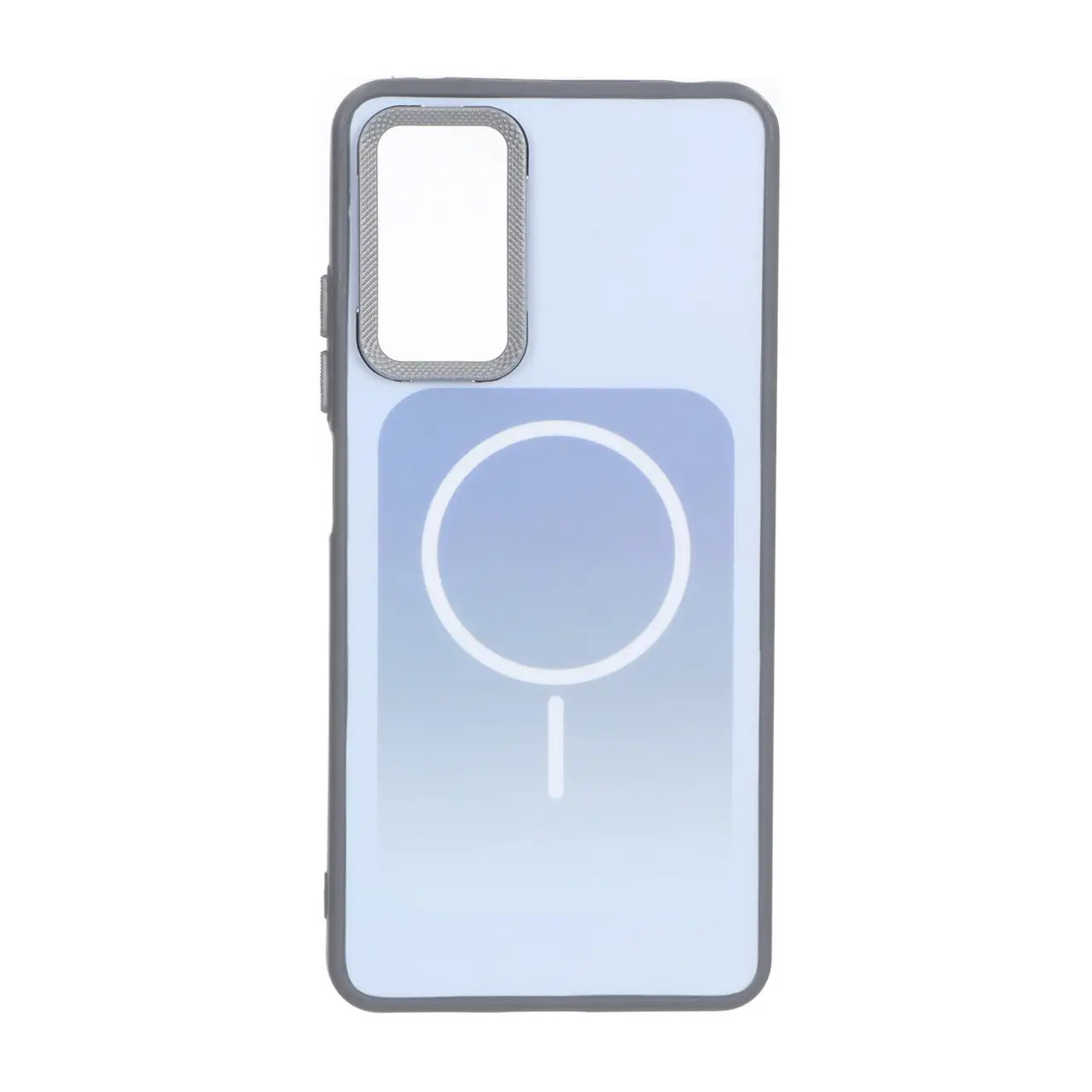 قاب مستطیلی Gray طرح مگ سیف لنز کربن Xiaomi Redmi Note 12 Pro 4G / Redmi Note 11 Pro - آبی روشن