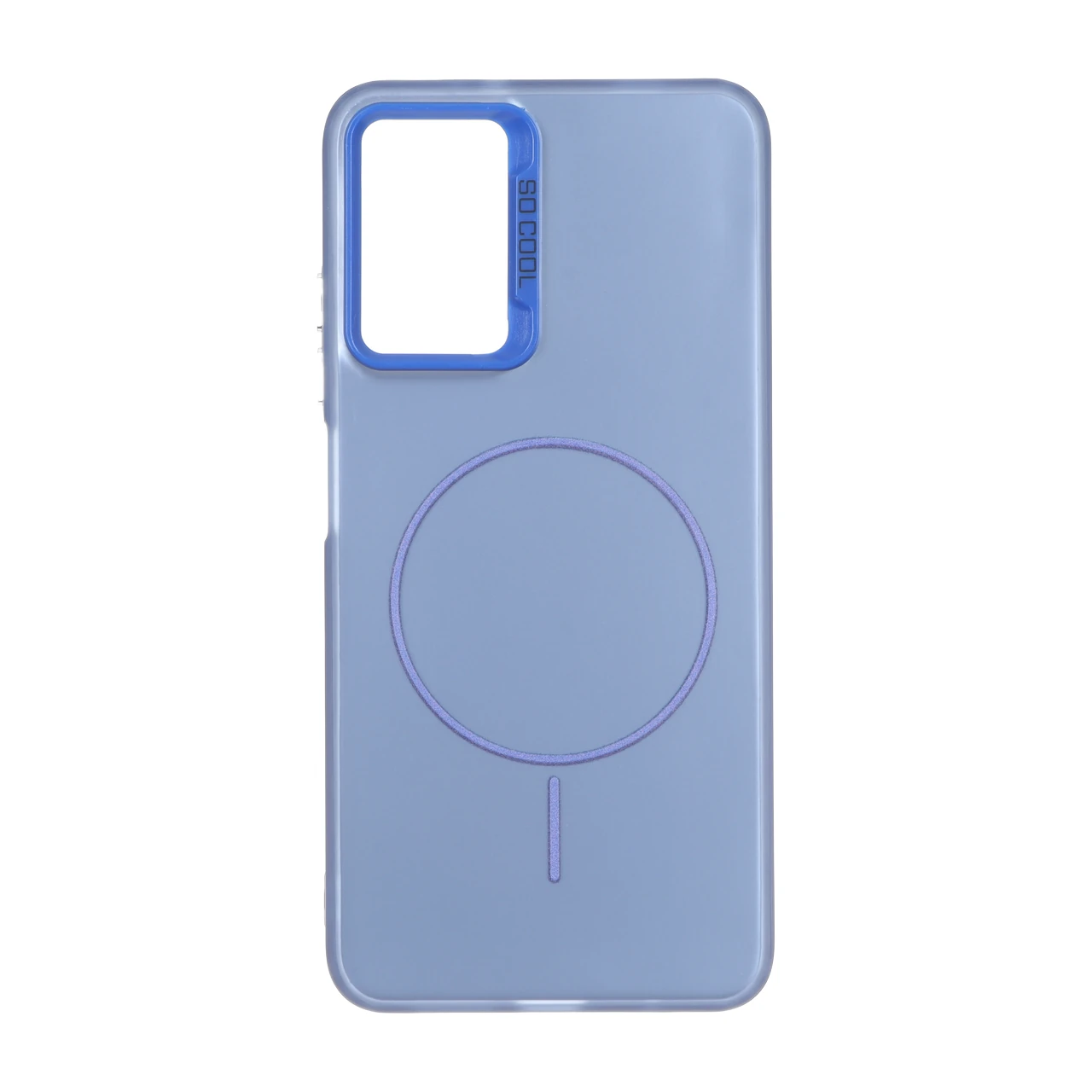 قاب SO COOL طرح مگ سیف Slim مدل Xiaomi Poco M3 / Redmi 9T 4G - آبی