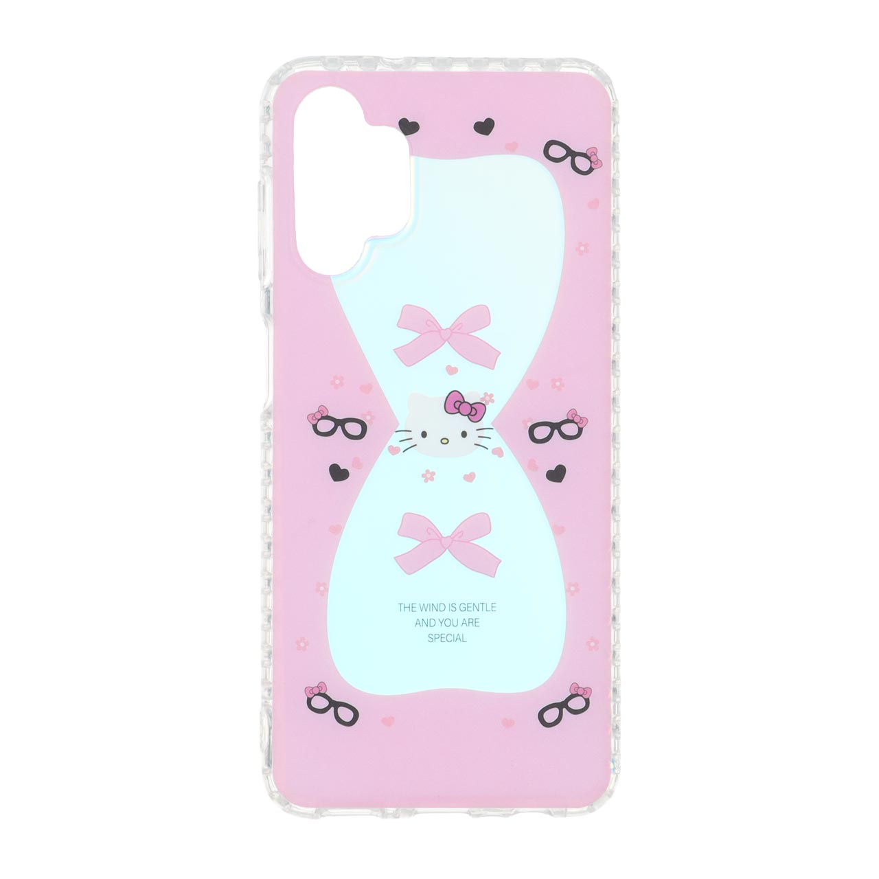 قاب طرح هولوگرامی Kitty مات دور ژله ای مناسب برای سامسونگ گلکسی A13 4G و A13 5G و A04s و M13 4G و M23 و F13