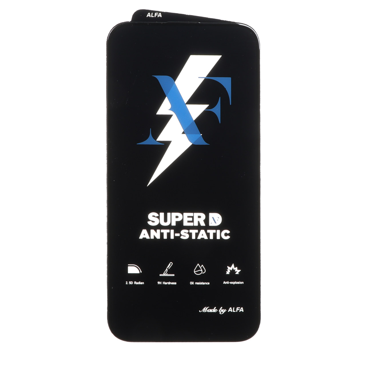 محافظ صفحه نمایش شیشه ای Super D Anti Static ALFA مناسب برای آیفون 16 پرو مکس