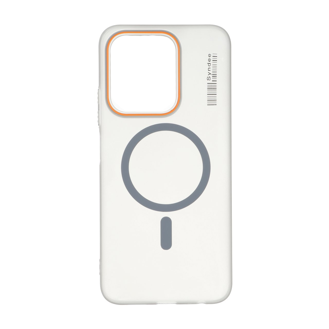 قاب Syndee پشت سخت مات MagSafe طوسی مناسب برای شیائومی Redmi 15C و Poco C85