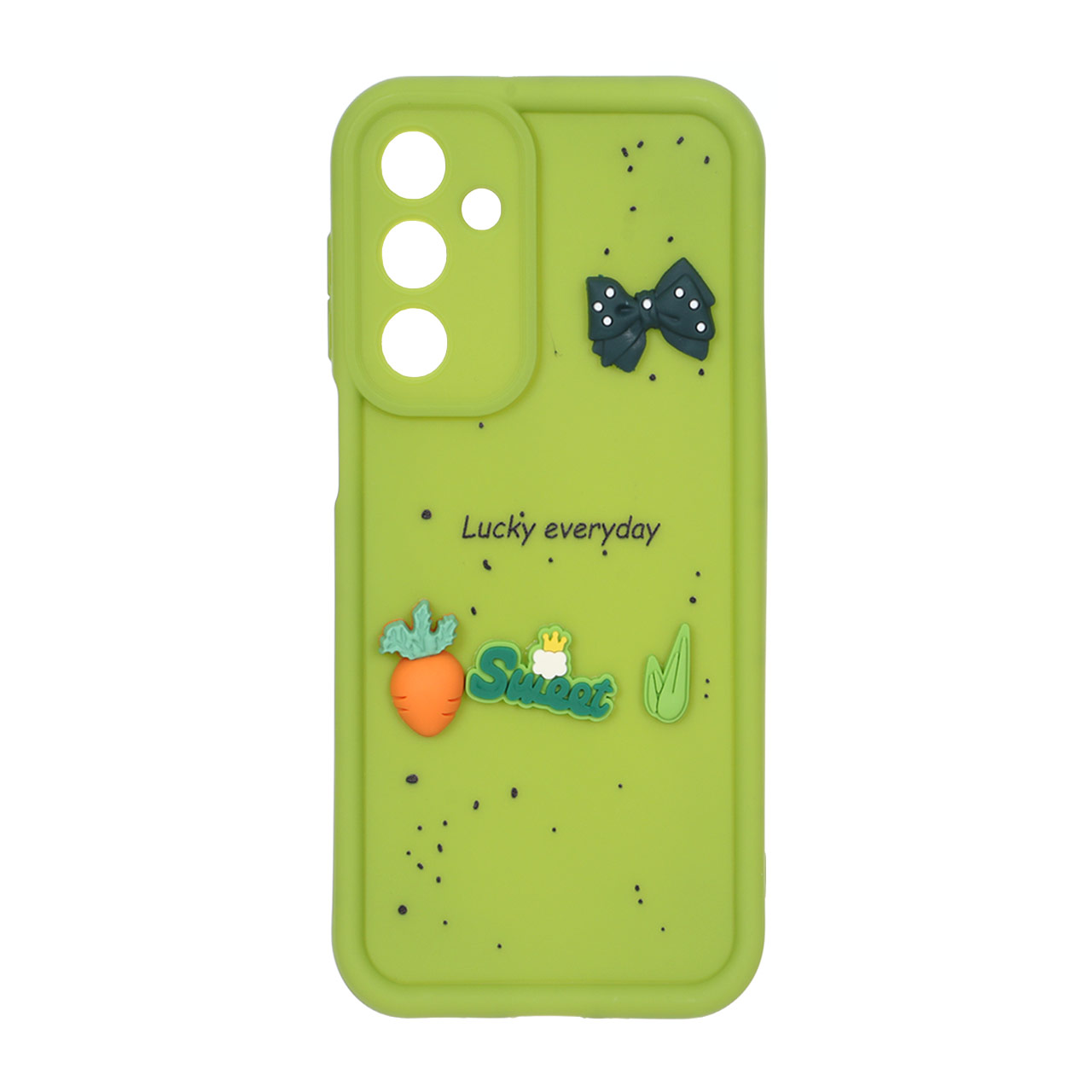 قاب Solid Case طرح عروسک برجسته Lucky Everyday مناسب برای سامسونگ گلکسی A16