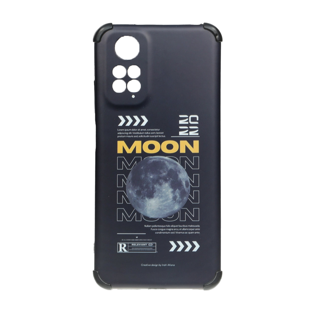 قاب طرح MOON بامپردار مناسب برای شیائومی ردمی نوت ۱۱ 4G و ردمی نوت ۱۱ اس