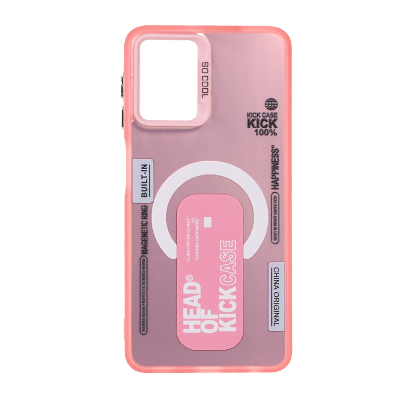 قاب مگ سیف Kick Case طرح SO COOL صورتی مناسب برای سامسونگ گلکسی A22 4G / M32 4G / F22