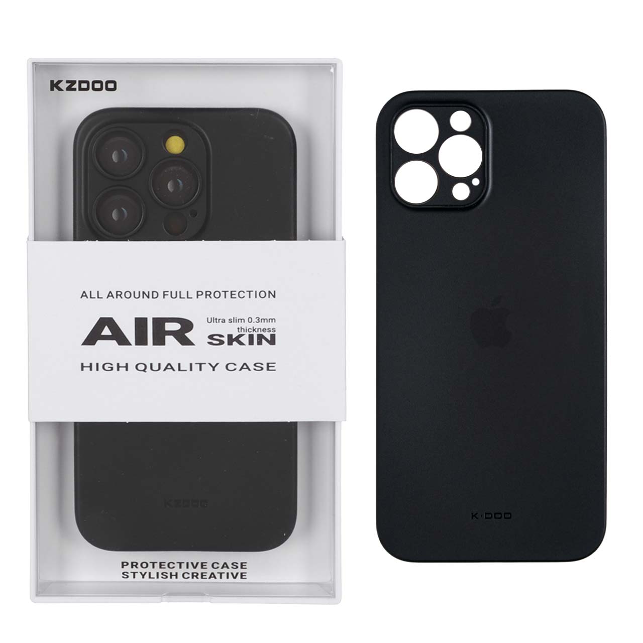 قاب Air Skin Original KDoo مناسب برای آیفون ۱۵ پرو مشکی