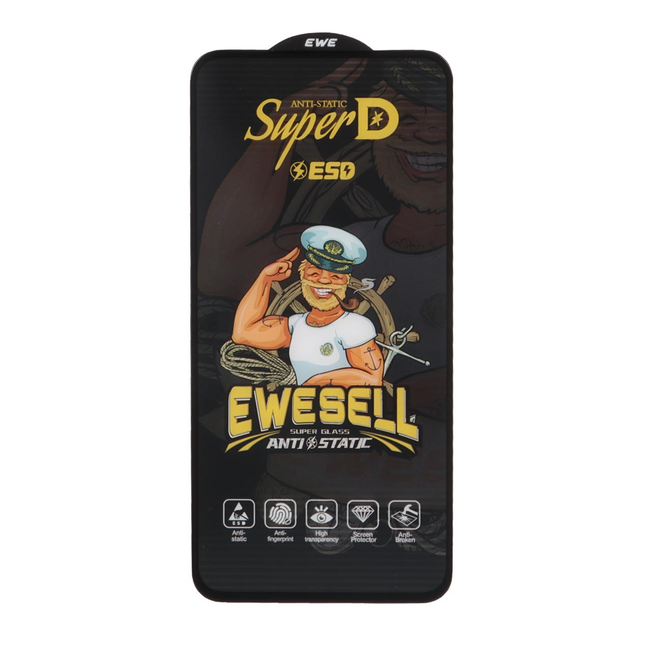 محافظ صفحه نمایش شیشه‌ای Full Cover Super D Esd مناسب برای سامسونگ Galaxy A35 و A55