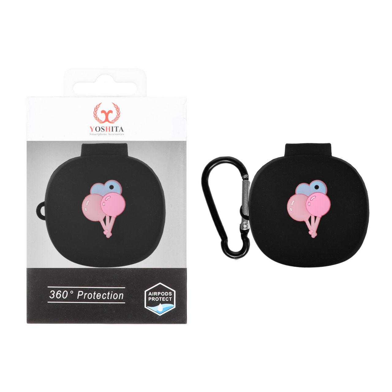 کاور ایرفون سیلیکونی طرح عروسک برجسته بادکنکی (طرح 226) مناسب برای QCY T13X