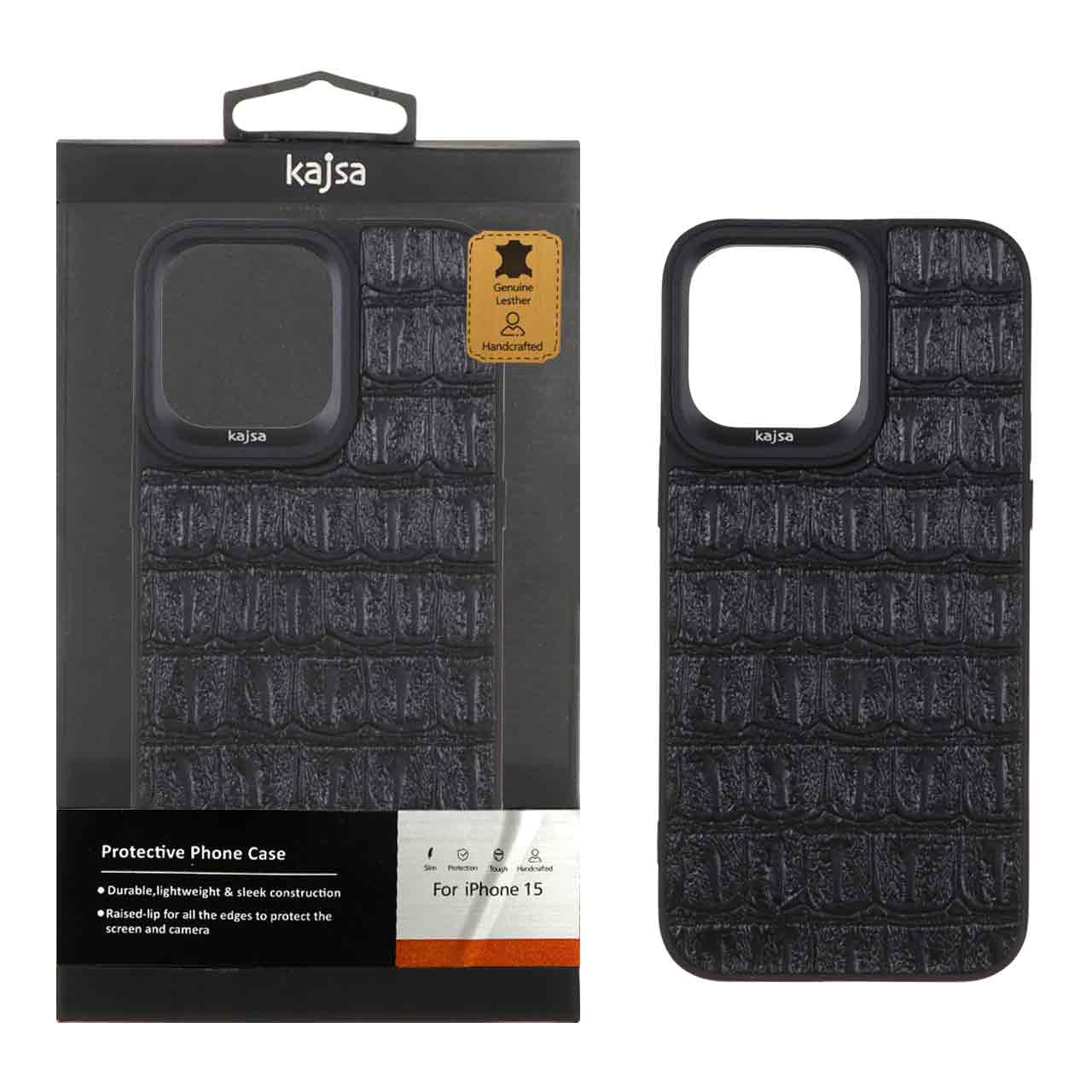 قاب اورجینال Kajsa چرمی Apple iPhone 14 Pro Max - طرح 60