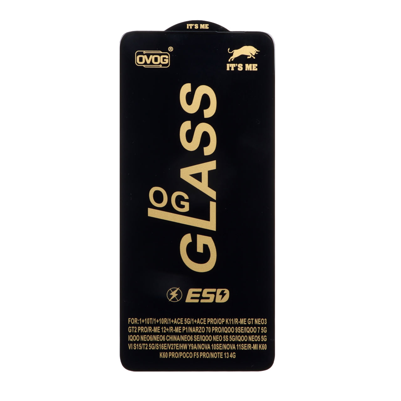 محافظ صفحه نمایش شیشه‌ای فول کاور OG ESD OVOG مناسب شیائومی ردمی نوت 13 4G و پوکو M7 پرو 5G