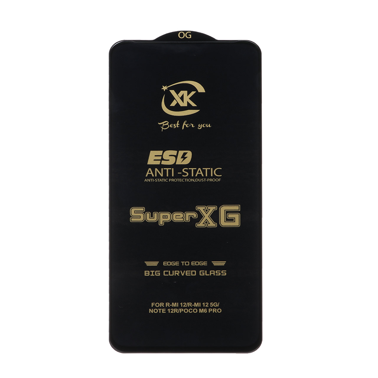 محافظ صفحه نمایش آنتی استاتیک Full Cover Super XG مدل Xiaomi Redmi 12 / Redmi 13X / Redmi 13 4G / Poco M6 Pro 5G / Poco M6 4G