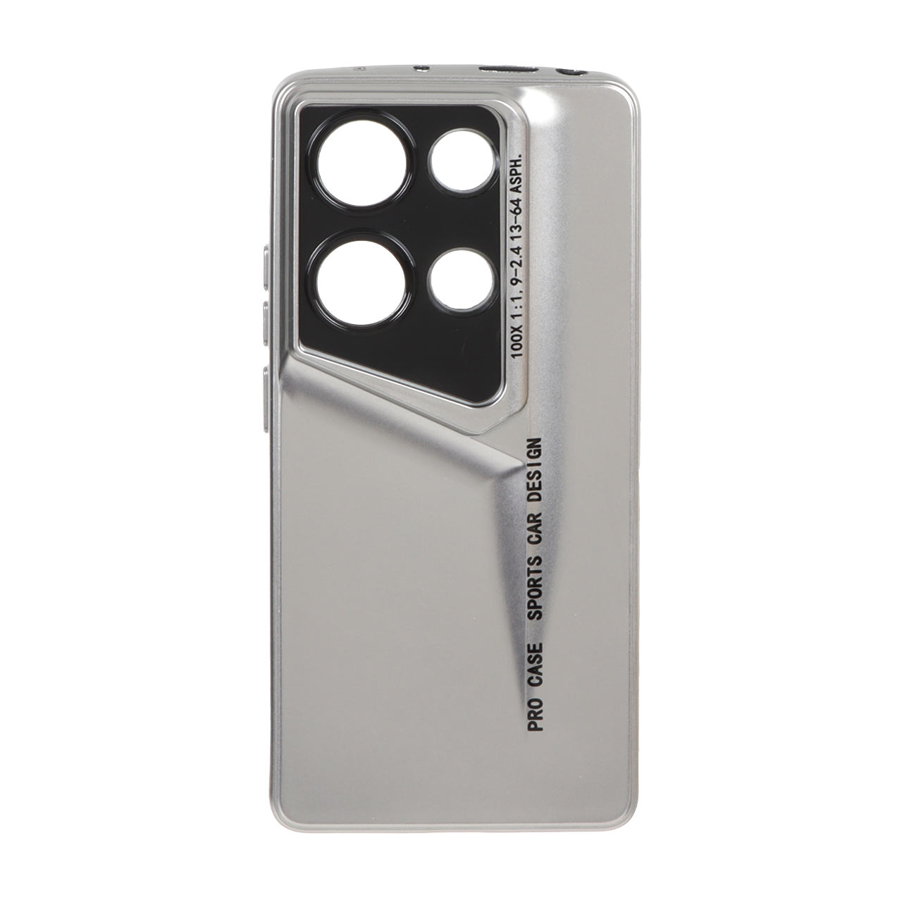 قاب طرح Sports Design متالیک مناسب برای شیائومی ردمی نوت 14 اس، ردمی نوت 13 پرو 4G و ردمی ام 6 پرو 4G