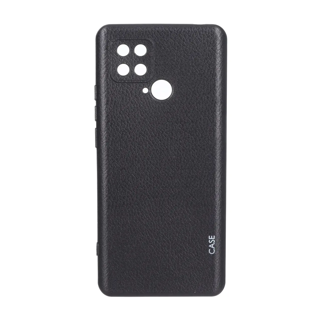 قاب طرح چرم ساده محافظ لنزدار مناسب برای شیائومی ردمی 10C و ردمی 10 پاور و پوکو C40