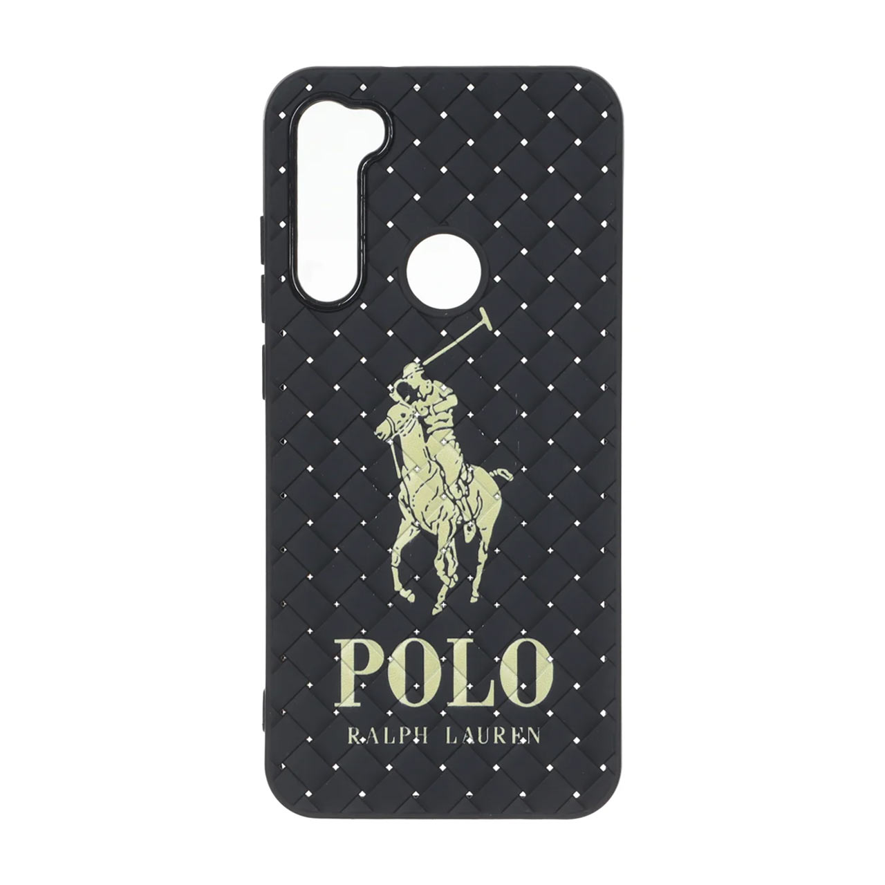 قاب حصیری طرح Polo دور لنز براق مناسب برای شیائومی ردمی نوت 8 مشکی