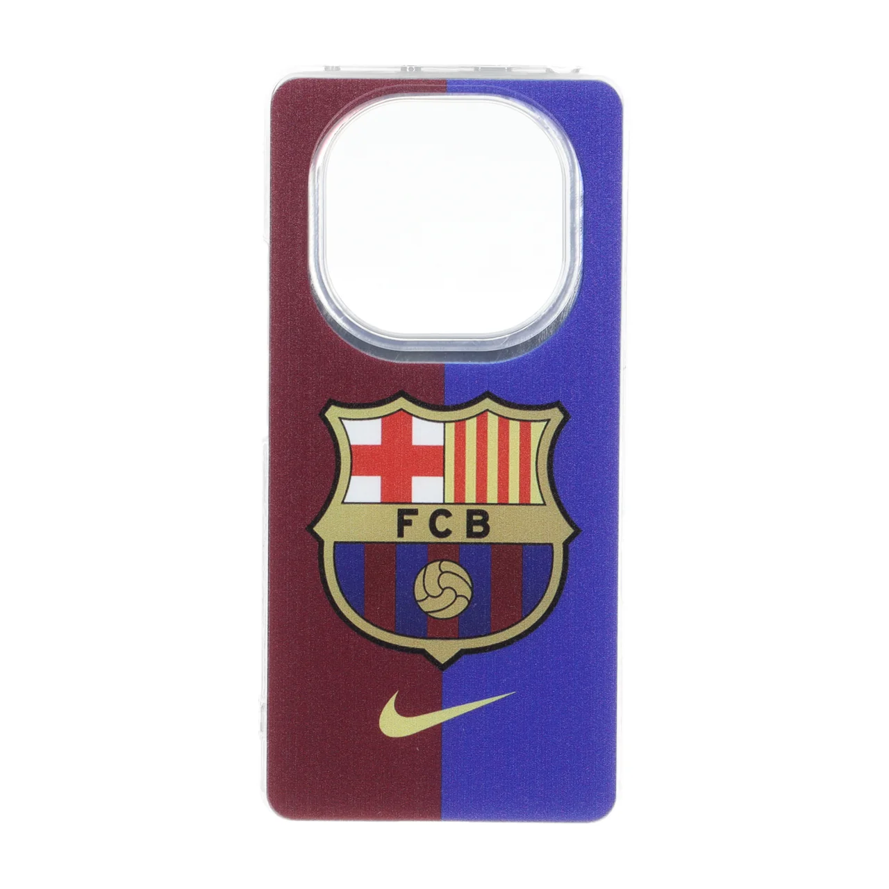 قاب طرح FC Barcelona داخل اطلسی دور ژله ای مناسب برای شیائومی ردمی نوت 14 پرو 4G