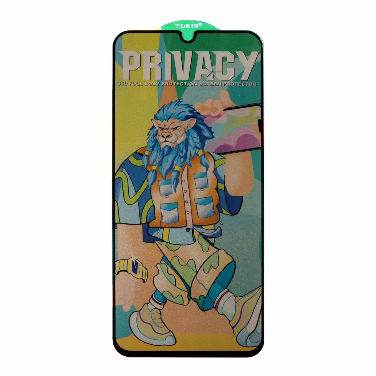 محافظ صفحه نمایش شیشه ای حریم شخصی (Privacy) توکین مناسب برای سامسونگ گلکسی A07, A06, A05s و ریلمی C51, C53 و نارزو N53