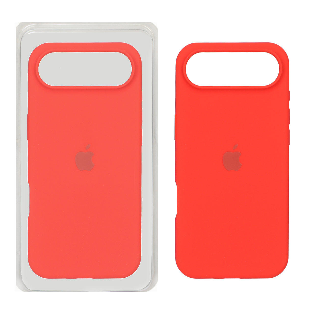 قاب سیلیکونی پاک کنی اورجینال Apple iPhone 17 Air - قرمز