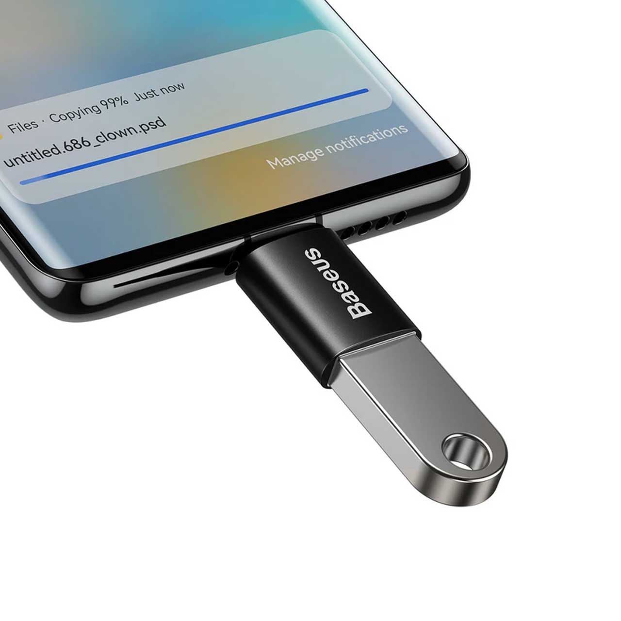 تبدیل Baseus Type-C به USB3.1 مدل Ingenuity Series مشکی
