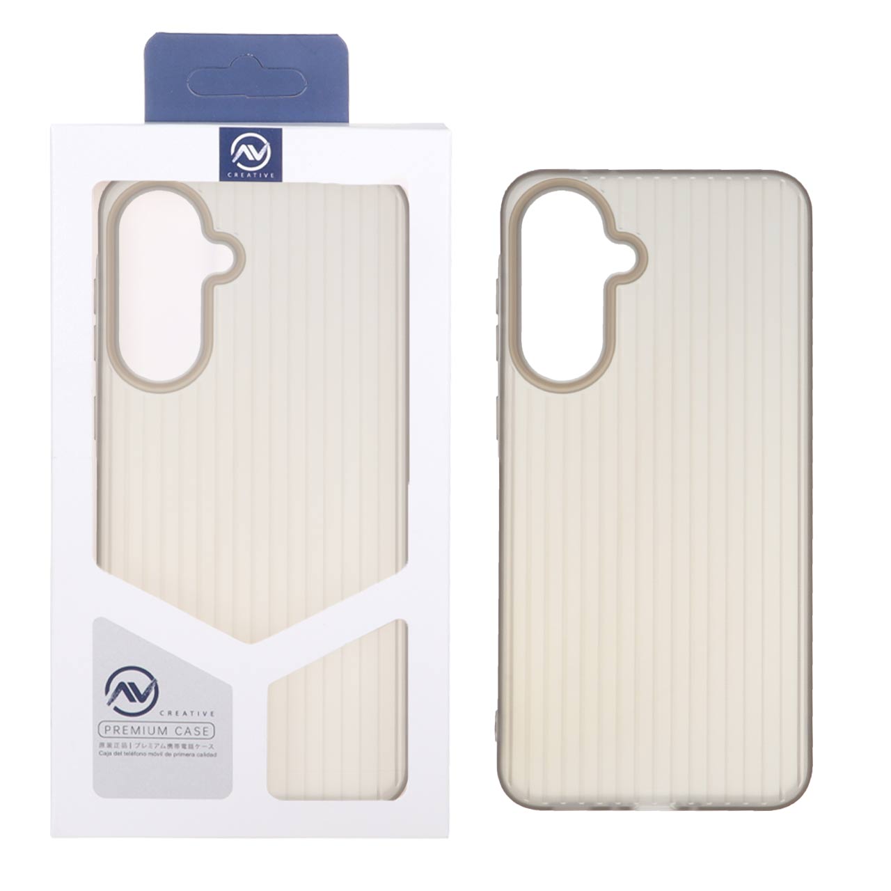 قاب طرح Line Case ژله‌ای خاکستری مناسب برای سامسونگ گلکسی آ۳۶ و آ۵۶