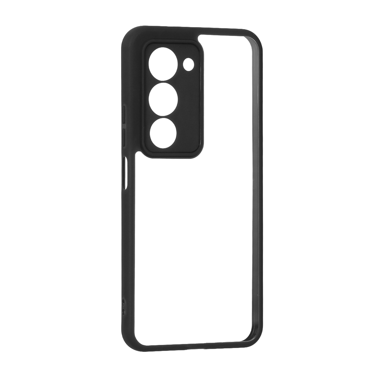 قاب پشت سخت شفاف محافظ لنزدار دور مشکی مناسب برای شیائومی ردمی ۱۵ 4G
