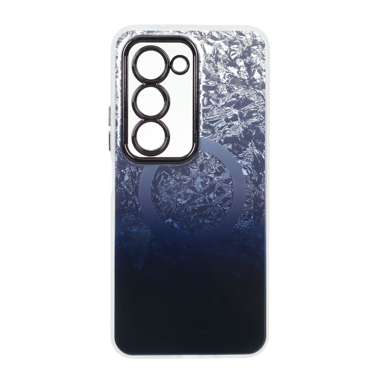 قاب طرح ice مگ سیف دور مات با محافظ لنز شفاف مناسب برای شیائومی ردمی ۱۵ 4G