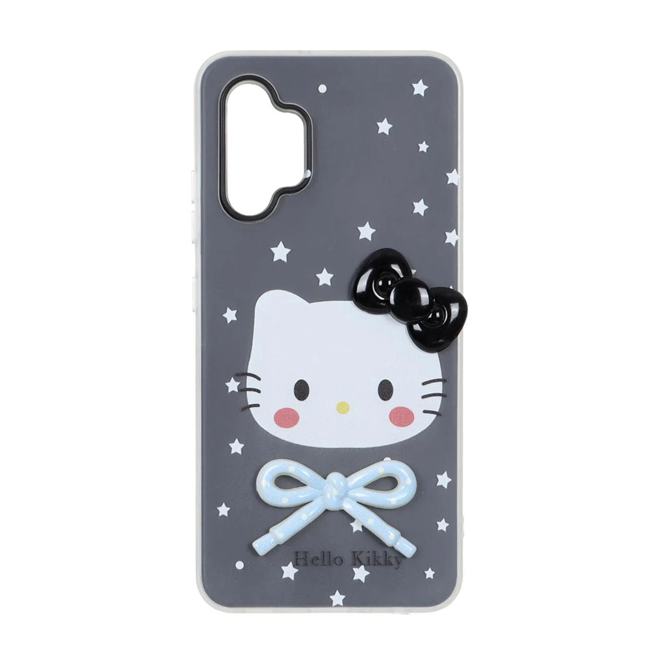قاب دو لایه مات طرح Kitty پاپیون برجسته مناسب برای سامسونگ گلکسی A32 4G