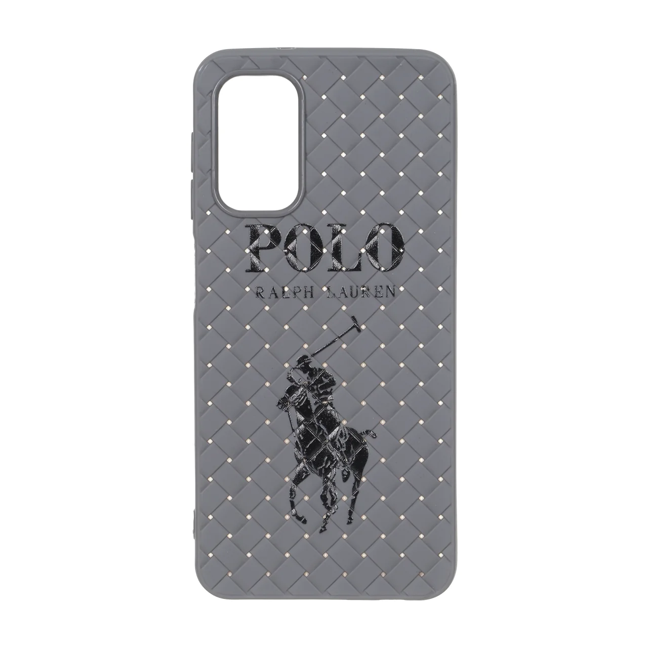 قاب حصیری طرح Polo دور لنز براق مناسب برای سامسونگ گلکسی A13 4G/5G, A04s, M13 4G, M23, F13