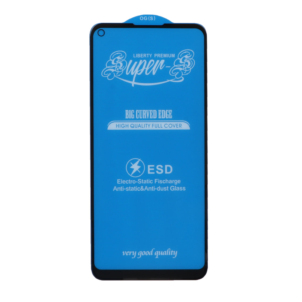 محافظ صفحه نمایش شیشه ای آنتی استاتیک مات فول کاور Super S-OG مناسب برای سامسونگ A11 / M11 و شیائومی Mi 12 Lite / Mi 11 Lite مشکی