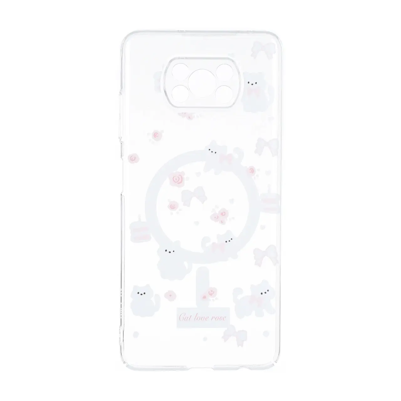 قاب Cute کریستالی طرح مگ سیف محافظ لنزدار مناسب برای شیائومی پوکو X3، پوکو X3 پرو و پوکو X3 NFC